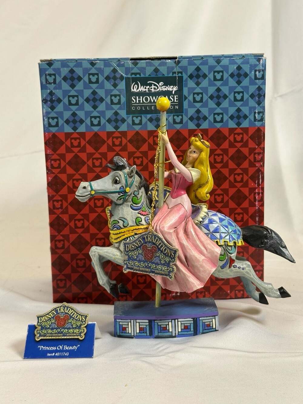 Disney Traditions Jim Shore Aurora Princess Of Beauty Carousel Horse w Tags